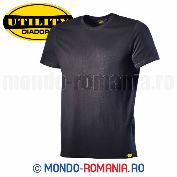 Tricou Diadora din bumbac  organic-  DIADORA ATONY ORGANIC Black